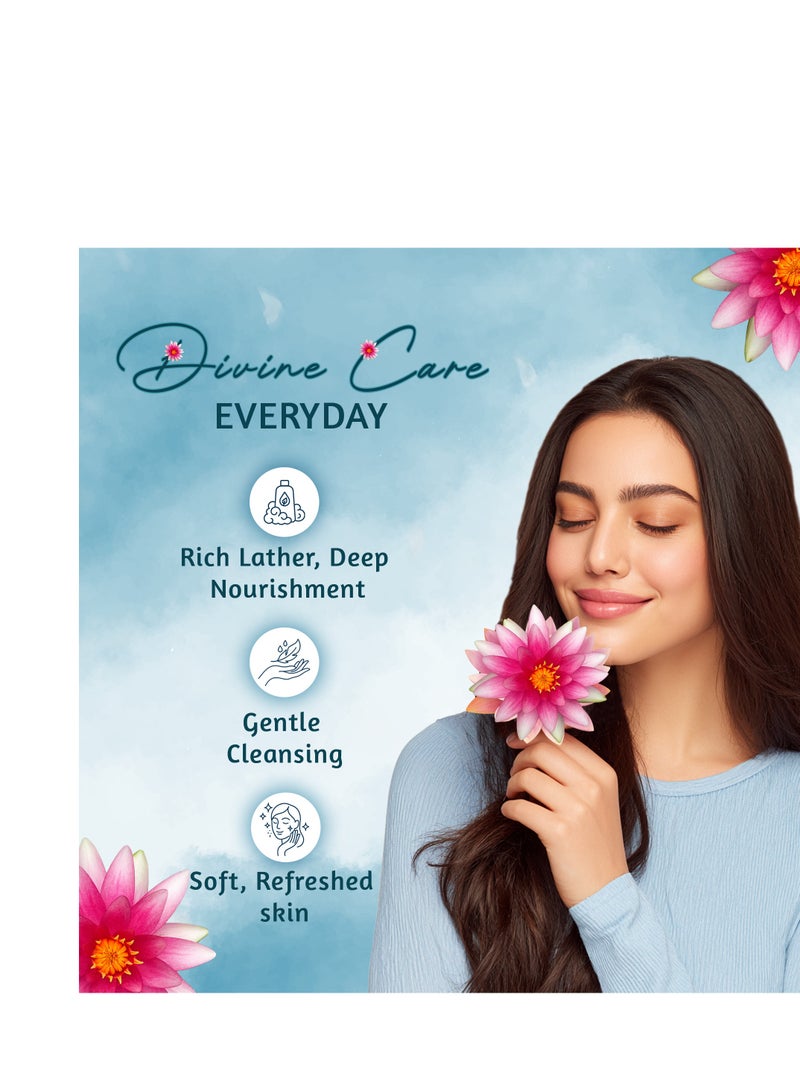 Vatika Naturals Refreshing Waterlily Body Wash 250ml, 24 Hours Long-Lasting Fine Fragrance,For Refreshed & Revitalized Skin, With Essential Oils from France - Image 5