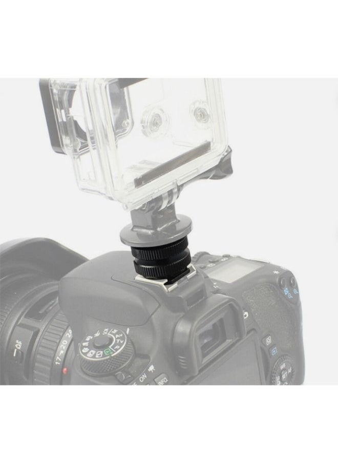 EasyLife Aluminum Alloy 1/4" Standard Screw Head Adapter With Double Nut For DSLR Camera  - Image 4