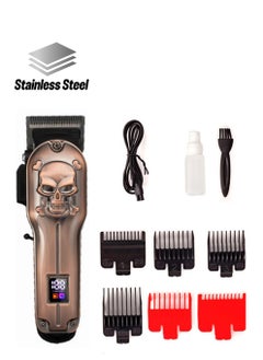 Ru syanl LCD Digital Display Hair Trimmer Electric Vintage Hair Clipper for Men  - Image 1