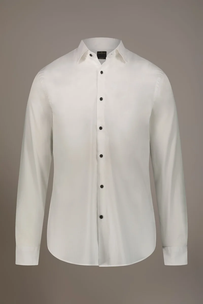 Doppelganger White Casual shirt french collar comfort fit cotton mussola fabric - White for Men | Best Price UAE