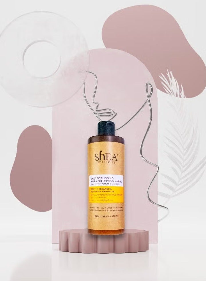 ShEA miracles Shea Scrubbing Hair And Scalp Pre Shampoo 300ml - Image 4