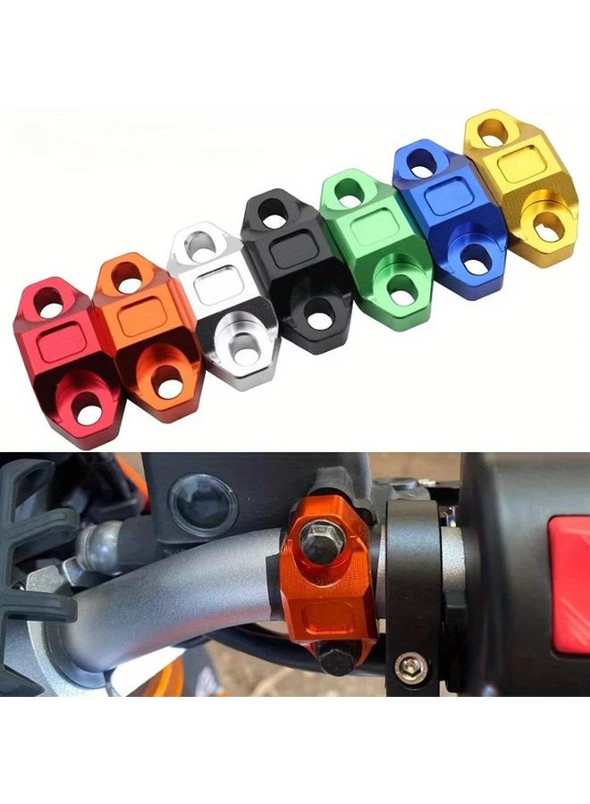 قطعتان غطاء مضخة فرامل القابض للدراجات النارية من الألومنيوم الفضي CNC لـ KTM وهوندا وياماها - Image 4