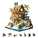 Jollitot Wooden Puzzles for Adults Pirate Cabin Wooden Puzzles 210 Pieces Unique Animal Shaped Wood Challenging Jigsaw Puzzles Gifts for Adults 134x129in - Image 2