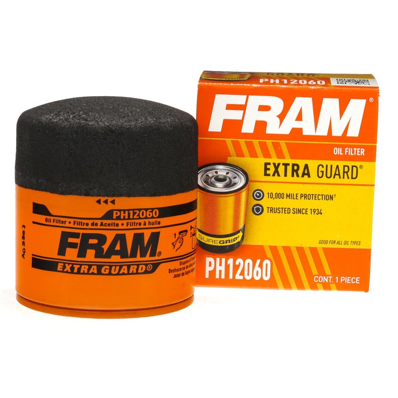 FRAM Extra Guard PH12060, 10K Mile Change Automotive Replacement Interval Spin-On Engine Oil Filter for Select Vehicle Models - Image 2