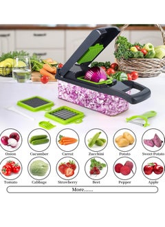 16 in 1 multi-function vegetable and fruit chopper, replaceable blade chopper, slicer set, suitable for home kitchen - pzsku/Z344308A2A0DA93485766Z/45/1741286234/8285b458-28d9-46ef-ae43-fdd064d7bd9f