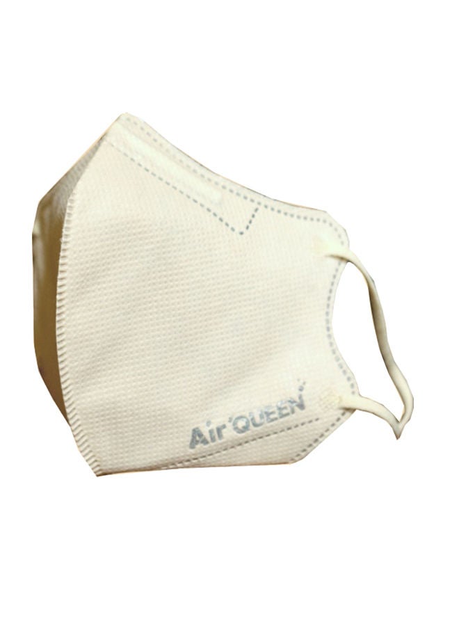 NIBEMINENT 2-Piece Neo Nanofiber Filter Face Mask Beige - Image 1