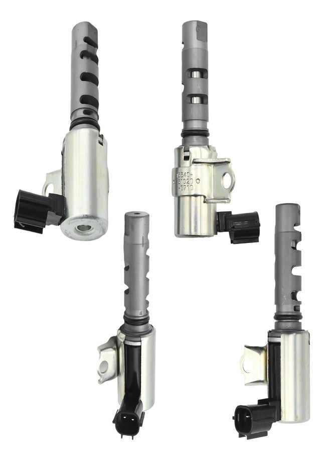 DUZFOREI مجموعة دوزفوري (4 قطع) من صمامات التحكم في توقيت زيت عمود الكامات، بديلة لسيارة لكزس ES350 V6 سعة 3.5 لتر موديلات 2007-2013، بديلة للأرقام 153300P030 و153400P020 - Image 1