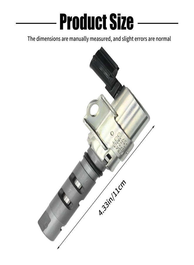 DUZFOREI مجموعة دوزفوري (4 قطع) من صمامات التحكم في توقيت زيت عمود الكامات، بديلة لسيارة لكزس ES350 V6 سعة 3.5 لتر موديلات 2007-2013، بديلة للأرقام 153300P030 و153400P020 - Image 4