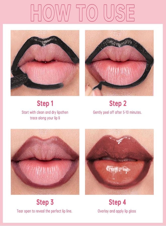 Hxssll Peel Off Lip Liner & Gloss – Long-Lasting Smudge-Proof Mocha Cocoa Lip Tint & Lip Stain Liner with Hydrating High Shine Gloss for Defined, Fuller Brown Nude Lips – Waterproof Soft Glam Lip Makeup - Image 5