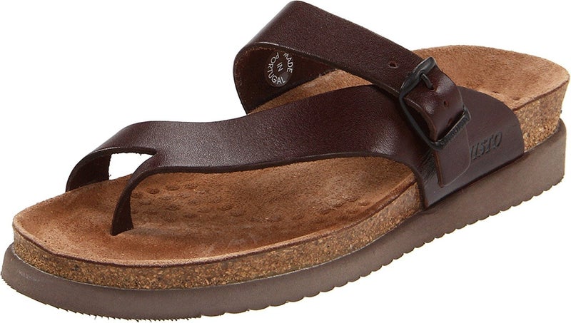 Mephisto Women's Helen Sandals Dark Brown Leather 37 (US Women's 7) - Image 1