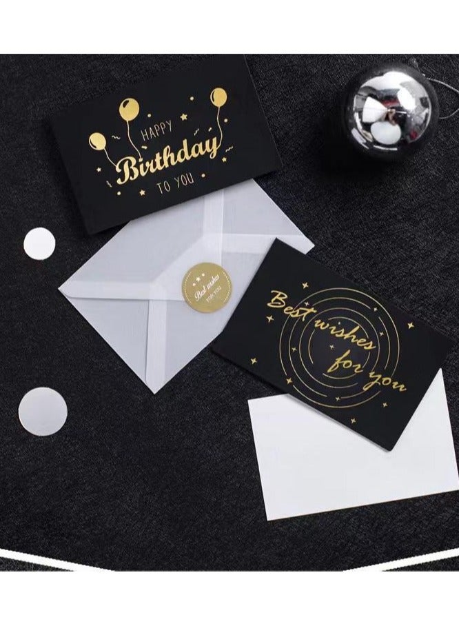 BenQuand Premium I Love You Card with Gold Embossing，Black & Gold Foil Elegant I Love You With Envelope And Seal， Anniversary Card Gift for Boyfriend,Girlfriend,Mum,Daddy - Image 5