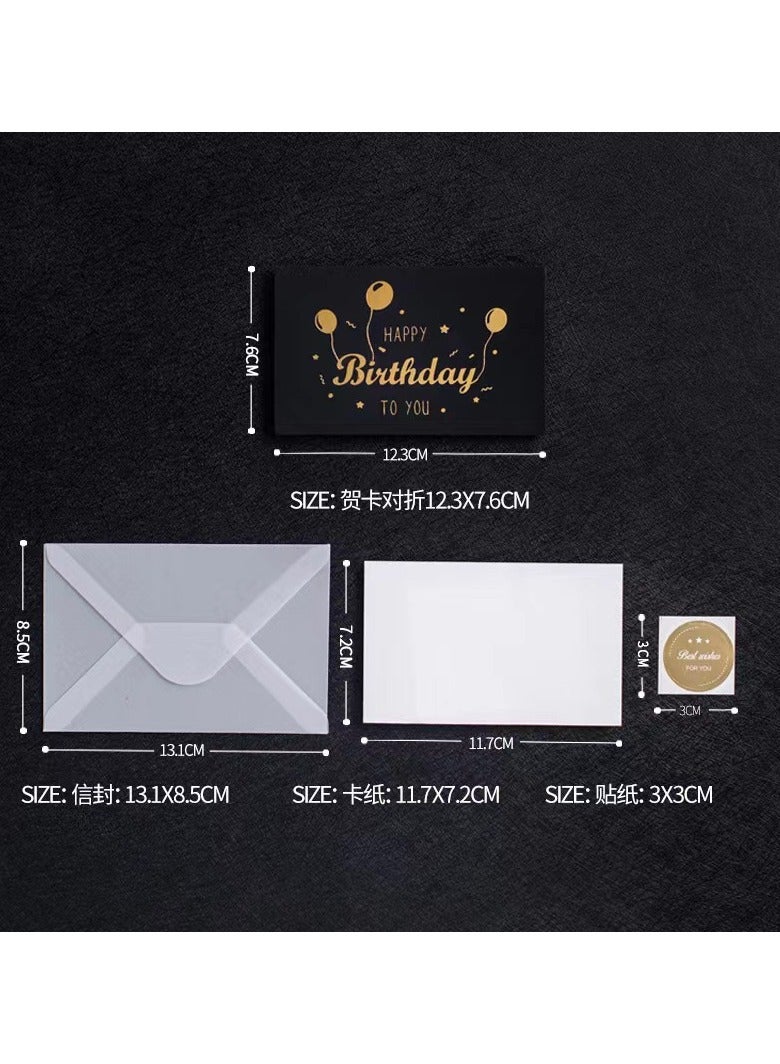 BenQuand Premium I Love You Card with Gold Embossing，Black & Gold Foil Elegant I Love You With Envelope And Seal， Anniversary Card Gift for Boyfriend,Girlfriend,Mum,Daddy - Image 3
