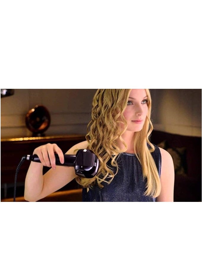 Steam Hair Curler Shiny Black Color, Moisturizing and Protecting Hair, Ionic Steam Technology, Long Lasting Curls, Digital Temperature Control, Swivel Cord, Ergonomic Design - Image 5