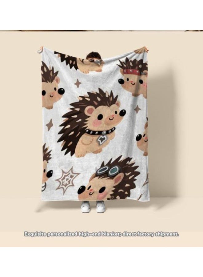 عام بطانية رقيقة من الفانيلا الكرتونية للأطفال والرضع (دافئة ومريحة، ومناسبة للنوم والألعاب) 70 سم * 100 سم - Image 2