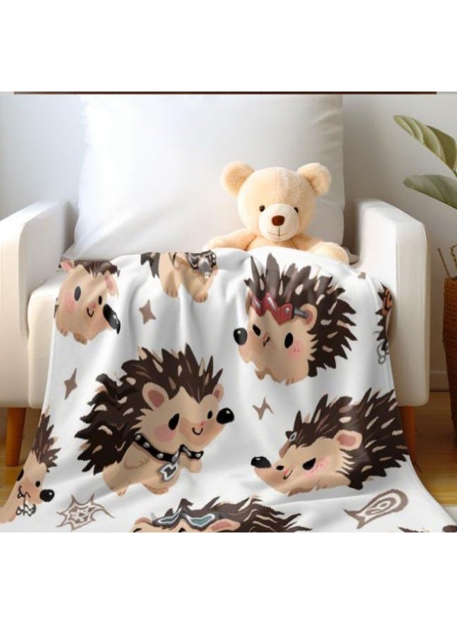 عام بطانية رقيقة من الفانيلا الكرتونية للأطفال والرضع (دافئة ومريحة، ومناسبة للنوم والألعاب) 70 سم * 100 سم - Image 4