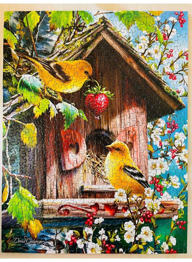 Springbok S 500 Piece Jigsaw Puzzle Home Tweet Home Made In Usa Unique Cut Pieces - Image 4