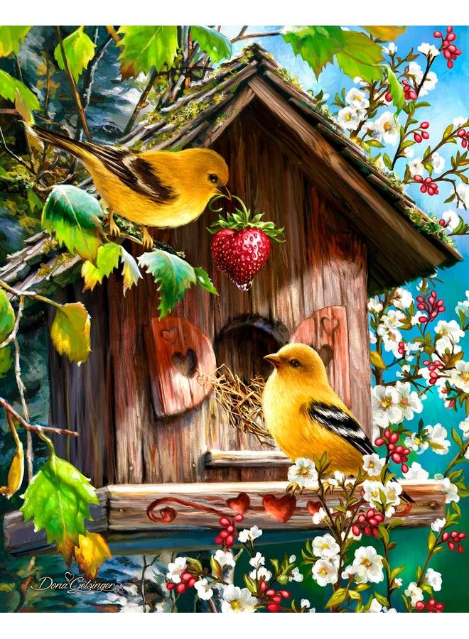 Springbok S 500 Piece Jigsaw Puzzle Home Tweet Home Made In Usa Unique Cut Pieces - Image 1