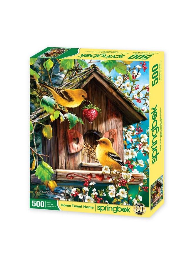 Springbok S 500 Piece Jigsaw Puzzle Home Tweet Home Made In Usa Unique Cut Pieces - Image 3