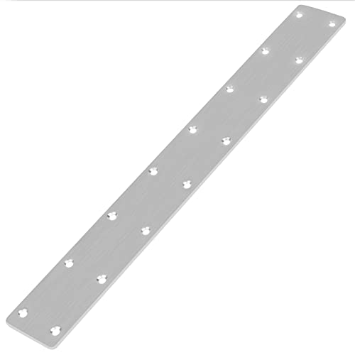 MOUNTAIN_ARK 6 Pack 14-5/8" x 2" Flat Mending Plate, 201 Stainless Steel Straight Flat Bracket Brace for Wood Furniture Repair Fixing - Image 3