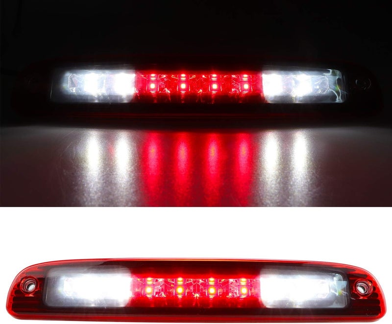 Bomusou LED Third Brake Light for 1997-2010 Dodge Dakota - High Mount Stop Light with Red Lens - Image 1