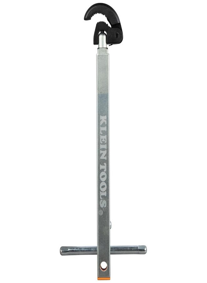 كلاين تولز مفتاح حوض تلسكوبي 68232 من Klein Tools، مفتاح سباكة قابل للتعديل بمقاس 10-17 بوصة مع سعة فك 1-1/4 بوصة، مثالي للمساحات التي يصعب الوصول إليها - Image 1