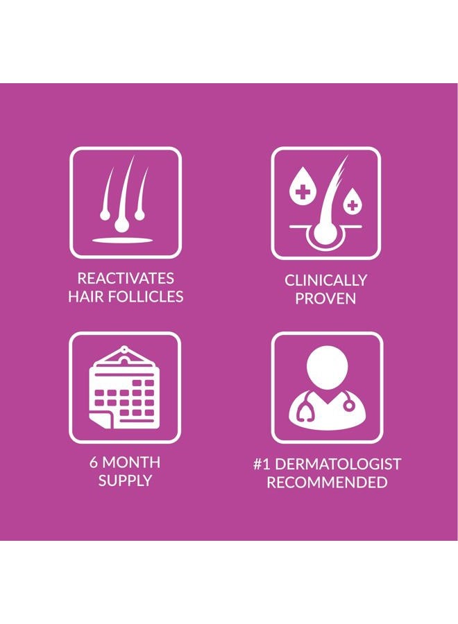 Taro Minoxidil Topical Aerosol Foam, 5%, Hair Regrowth Treatment for Women, 2.11 oz Reactivates Hair Follicles to Stimulate Hair Regrowth - 6 Months Supply - Image 4