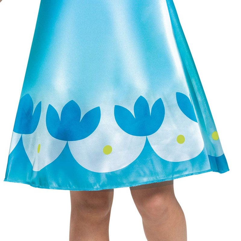 Disguise Trolls World Tour Poppy Costume, Trolls World Tour Children's Classic Dress Up Outfit for Girls, Kids Size Extra Small (3T-4T) Blue - Image 4