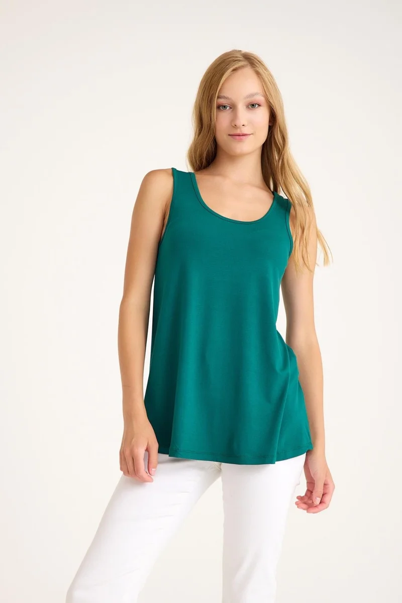كوتن كونسيبت Thick Strap Basic Cotton Undershirt T-Shirt