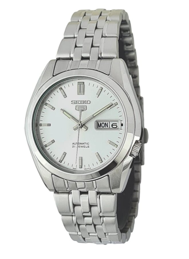 Seiko - Classic 21 Jewels 37 mm Stainless Steel Watch for Men SNK355K1 - Image 1