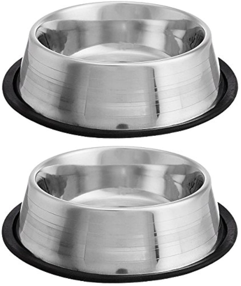 Choostix Small Dog Feeding Bowl Steel, 1 Piece (Pack of 2) - Image 4