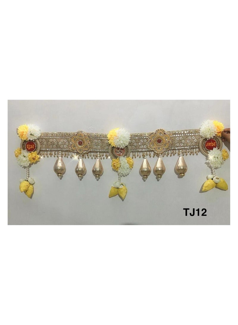 Traditional Decorative Toran Door Hanging, Handcrafted with Beads and Tassels, / Diwali decor/ Bandarwal/ size : 40 inches