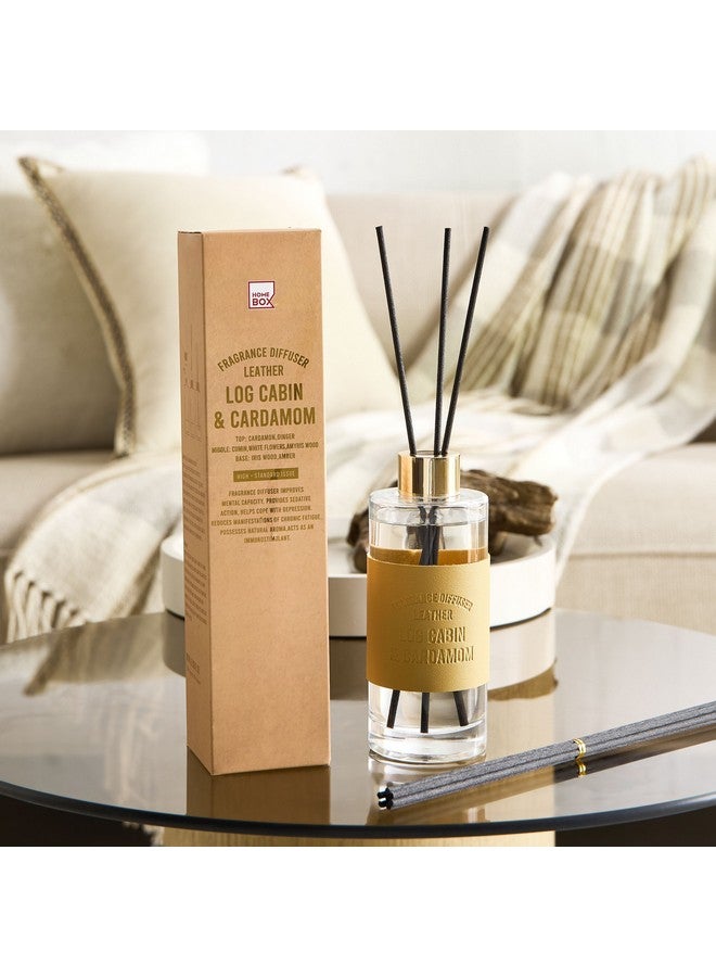 Home Box Abbey Old World Log Cabin and Cardamom Reed Diffuser 180 ml  - Image 1