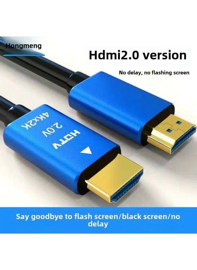 ماركة غير محددة خط HDMI 8K خط HD لصندوق الاستقبال التلفزيوني خط HD لشاشة الكمبيوتر خط مراقبة جهاز العرض 4K-اللون: الإصدار 2.0 4K الحقيقي [كابل HDMI]-طول الخط: 10 أمتار  - Image 1