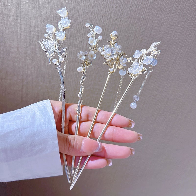 Ancient Style Tassel High-Grade Hairpin Female New Chinese Style Updo Step Shake Chopsticks Modern Cheongsam Hair Zhang Fa Chopsticks Headdress - Image 4
