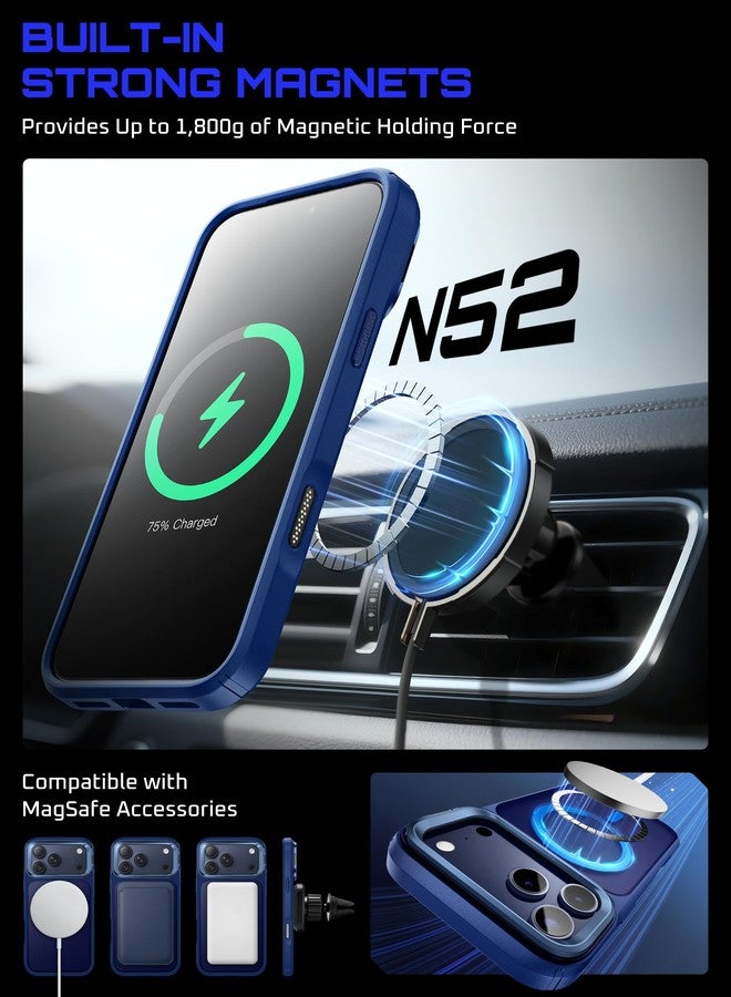 سوبكيس جراب SUPCASE لهاتف iPhone 17 Pro Max مع زر تحكم بالكاميرا (يونيكورن بيتل ماج)، [متوافق مع MagSafe] [حامل مدمج] جراب خلفي مغناطيسي شفاف رفيع وواقي للهاتف، أزرق سماوي - Image 5