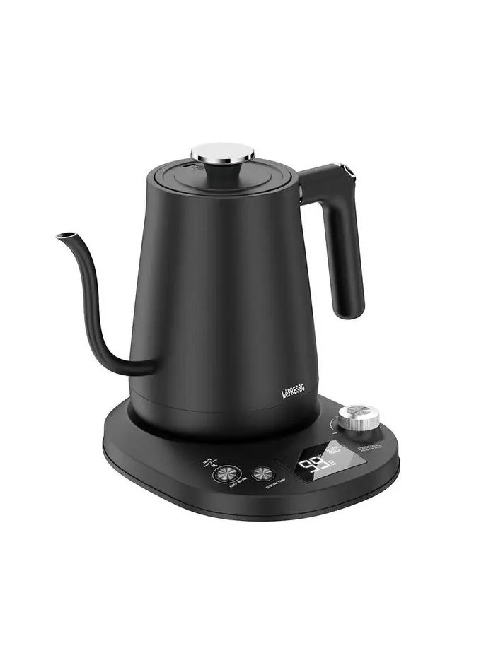 Pour-Over Electric Temperature Controlled Kettle 800mL / Digital Display / Celsius and Fahrenheit / Long Narrow Spout / Built-In Safeguards / Premium Quality / User-Friendly Interface / Keep-Warm Mode- Black - pzsku/Z344422DB59AAC09912C7Z/45/_/1739532153/a8c806d8-0b08-4730-baff-716df07125e6