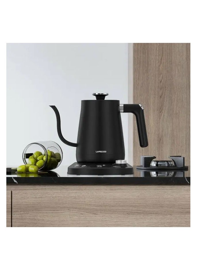 Pour-Over Electric Temperature Controlled Kettle 800mL / Digital Display / Celsius and Fahrenheit / Long Narrow Spout / Built-In Safeguards / Premium Quality / User-Friendly Interface / Keep-Warm Mode- Black - pzsku/Z344422DB59AAC09912C7Z/45/_/1739532157/3775b142-339b-4800-88bf-03685e2a46b7