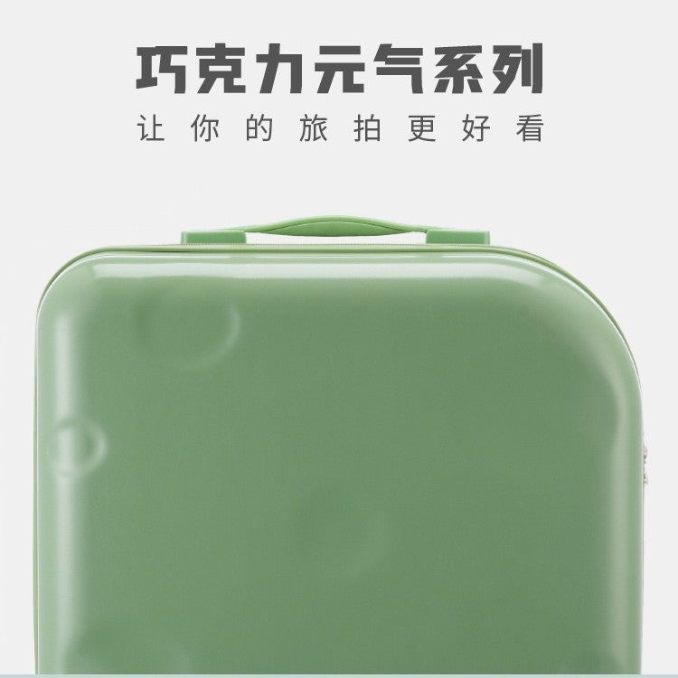 Tusheng Lightweight Cheese Print Carry-on Suitcase - Image 5