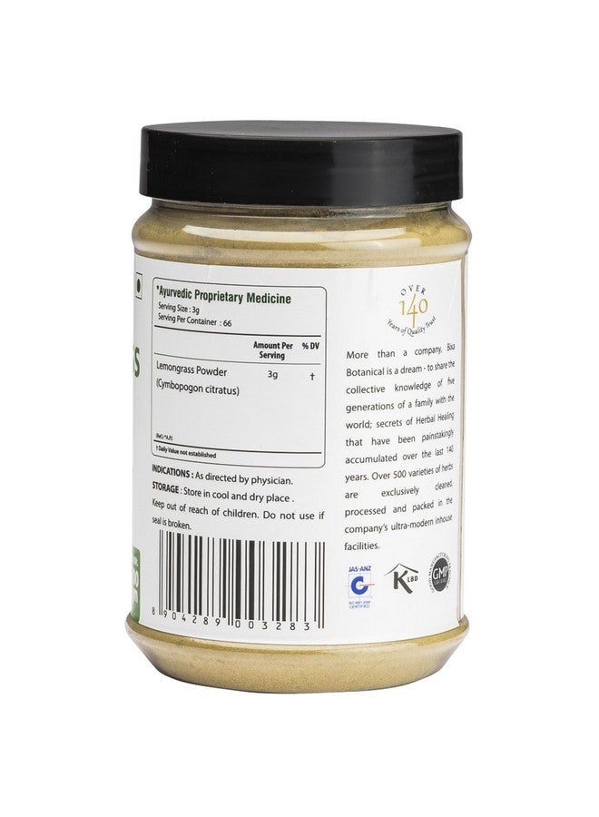 Bixa Botanical Lemongrass Powder 200GM (Cymbopogon Citratus) Pack of 1| Excellent Detoxifier and Fever Reducer, Herb for Increase Urinary Output and Remove Toxic Waste (200 g) - Image 3
