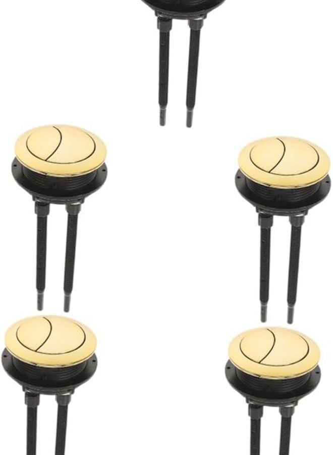 STOBOK 3 قطع زر دائرية مزدوجة لخزان المرحاض سهلة التركيب متوافقة مع موديلات المراحيض - Image 2