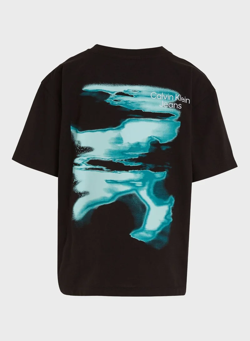 Calvin Klein Jeans Youth Back Printed T-Shirt