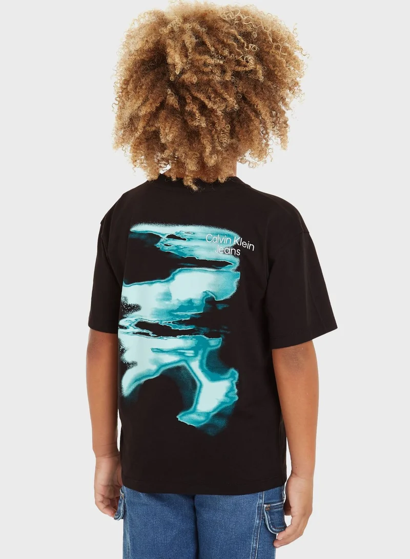 Calvin Klein Jeans Youth Back Printed T-Shirt