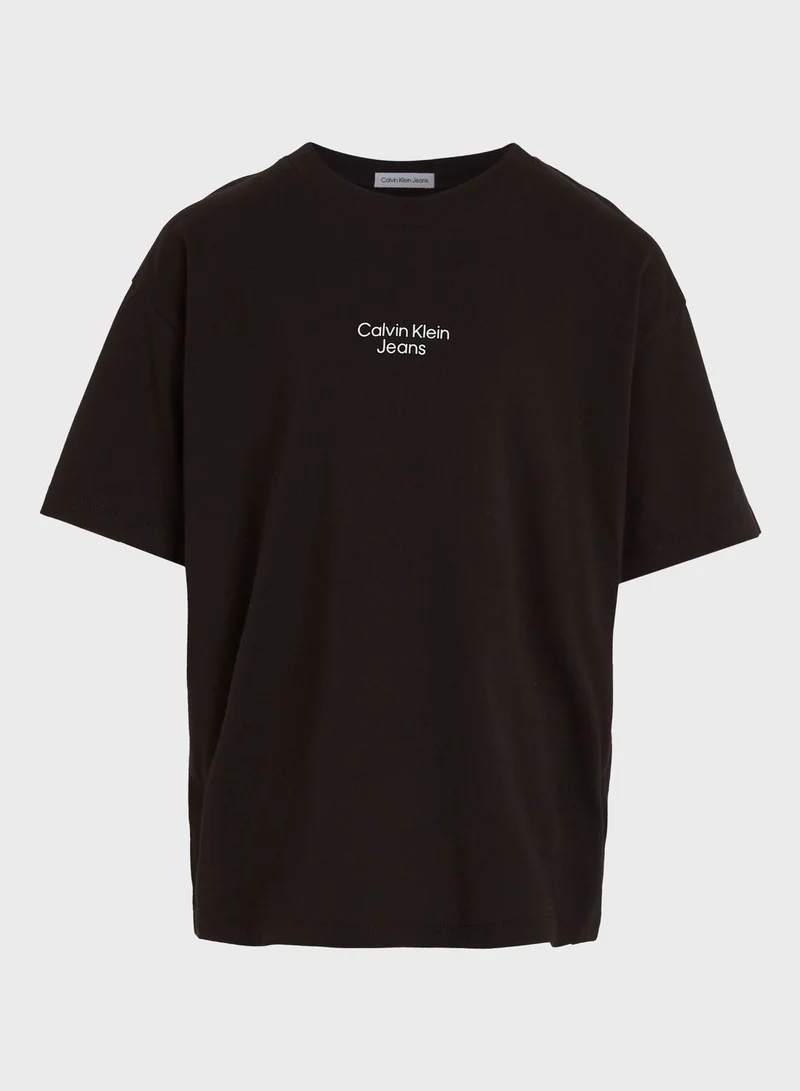 Calvin Klein Jeans Youth Back Printed T-Shirt