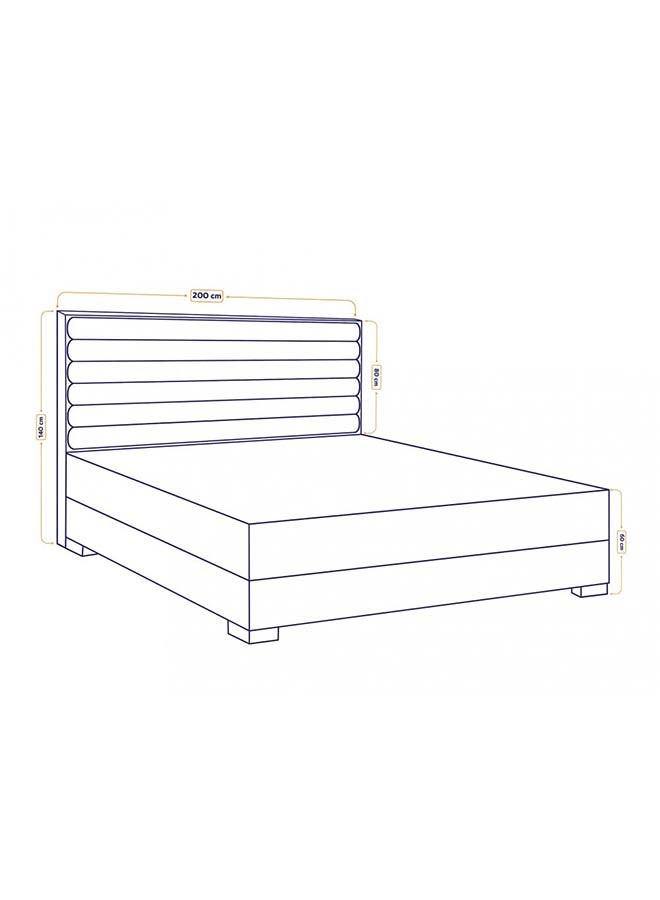 House One H115 | Velvet headboard - Dark Blue  - Image 3