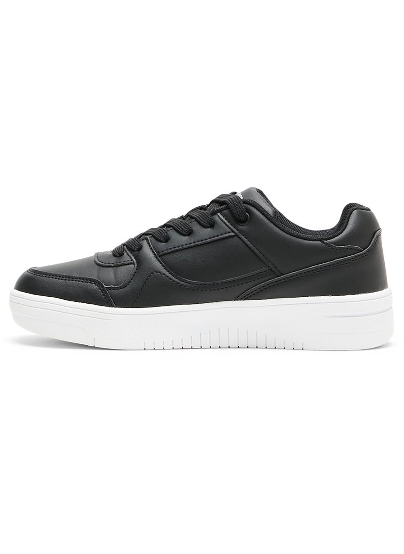 U.S. Polo Assn. Women's Black Low-Top Sneakers - Classic Design with Contrast White Sole, Comfortable Everyday Casual Shoes  - Image 2