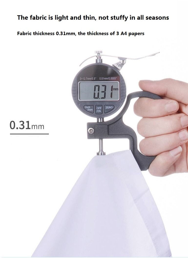 Gasin Beauty Salon White Coat Medical Lab Coat  - Image 4