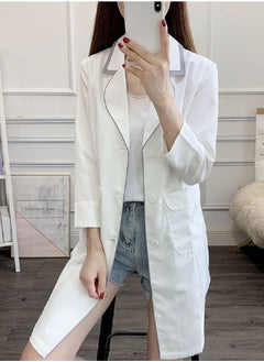 Gasin Beauty Salon White Coat Medical Lab Coat  - Image 2