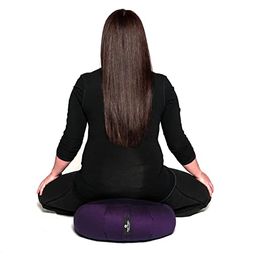 Hugger Mugger Zafu Meditation Cushion (Plum) - Image 2