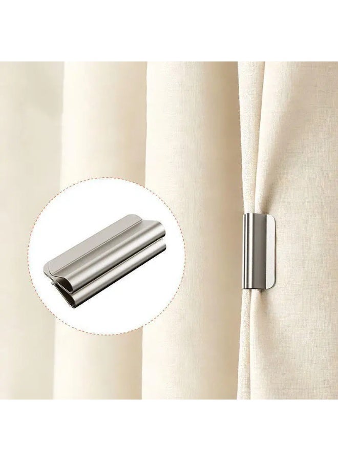20Pair Magnetic Curtain Clips, Drill-Free Fasteners with Powerful Hold for Living Room and Bedroom Curtains - Image 2