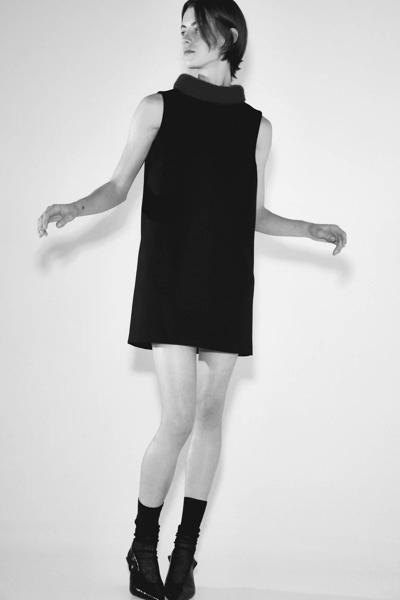 Collared shift dress